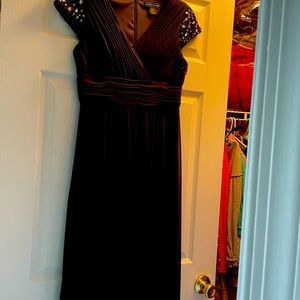 Beautiful and elegant long blue dress